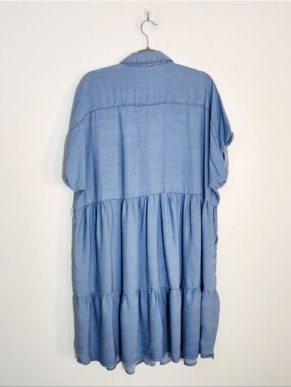 Torrid Light Blue Chambray Button-up Shirt Dress Size 2X - Picture 2 of 4